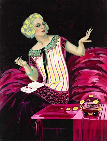 EMILIO VILA (1887 - 1967) Nail polish.                                                                                                           